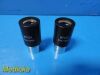 PARCO LTM Laboratory Microscope Eye Piece  Assembly W/ WF10X Ocular Lenses