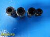 4X PARCO LTM Lab Microscope Objective Set (4/0.1 10/0.025, 100/1.25, 40/65