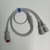MINDRY PN: 0010-30-12160 IBP extended cable with dual-receptacle Adult 33-47CM   NIBP / SPO2 Testers