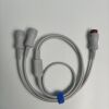 MINDRY PN: 0010-30-12160 IBP extended cable with dual-receptacle Adult 33-47CM   NIBP / SPO2 Testers