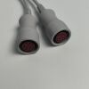 MINDRY PN: 0010-30-12160 IBP extended cable with dual-receptacle Adult 33-47CM   NIBP / SPO2 Testers