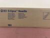 BD 305762 Elcipse Injection Needle, 23G x 1 (0.6mm x 25mm)