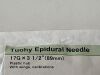 HAVEL'S Lot of 2 Tuohy Epidural Needle  3-2150-17   Exp.2023-11  (Q30) Tuohy Epidural Needle