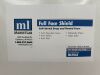  ML7043 Full Face Shield, Box of 24