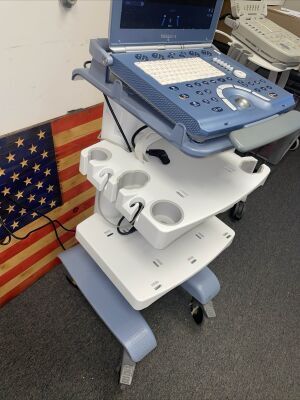 GE MEDICAL SYSTEMS GE VOLUSON e Portable Ultrasound ON CART Bottom of the system;    REF: H48681JG  SN: B54669  MFD: 6-2011 GE VOLUSON e Portable Ultrasound ON CART Bottom of the system;    REF: H48681JG  SN: B54669  MFD: 6-2011