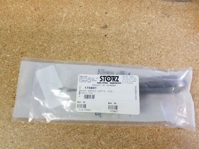 KARL STORZ 175801 Spratt Mastoid Curette Size 1 WL 17cm  in package