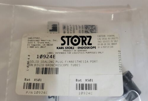 KARL STORZ 10924E Solid Sealing Plug Bronchoscope