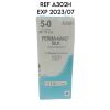 ETHICON REF A302H PERMA-HAND SILK BLACK BRAIDED,36/BOX, (1.0 metric) 30" (75 cm), EXP. 2023/07