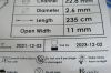 MICROTECH Ref: LOCK-D-26-235-C-N Lockado MAX Repositionable Hemostasis Clip, 11mm. LO30860, Exp. 12/2023
