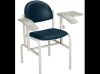 BREWER New In Box  Blood Draw Chair w Deep Sapphire Upholstery Pharmacy/Med Cart