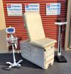 BREWER New In Box  Blood Draw Chair w Deep Sapphire Upholstery Pharmacy/Med Cart