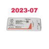 ETHICON REF MCP513, MONOCRYL Plus Antibacterial violet monofilament absorbable suture, EXP 2023-07