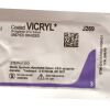 ETHICON REF J269, Coated VICRYL (Polyglactin 910) Suture UNDYED BRAIDED Absorbable Suture, EXP 2023-07