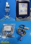 WELCH ALLYN 45NE0 Vital Signs Spot LXI  , Patient Leads, PSU & Stand~ Monitor