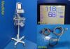 WELCH ALLYN Spot Vital Signs LXI ;Nellcor SpO2 W/ 2X Leads & Stand ~ Monitor