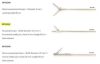 HOOD LABORATORIES BPS2007 Grasping Bronchoscope forceps, fenestrated mobile jaw, 60 cm L. flush