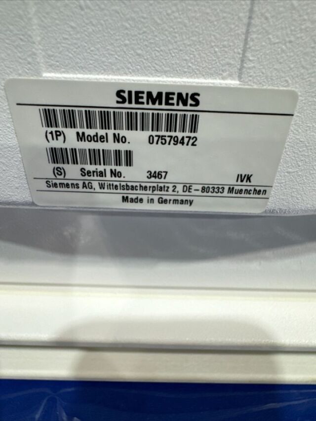 SIEMENS CP Extremity Coil Model No. 07579472 MRI Coil