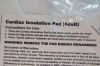 SORIN GROUP Ref: CIPA Cardiac Insulation Pad Adult, Exp. 01/2020, Qty. of (10)