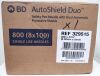 BD 329515 AutoShield Duo Safety Pen Needle 30G x 3/16” with Dual Automatic Protective Shields (CASE/800) 2026/03