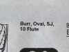 ARTHREX Burr Ovol SJ 10 Flute  AR-7300OBT   Exp.2023-12  (J13) Burr Ovol SJ 10 Flute