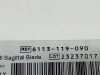 STRYKER Performance Series Sagittal Blade  6113-119-090 Exp.2028-09  (J6) Performance Series Sagittal Blade