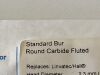 STRYKER Standard Bur  04-C0106   Exp.2024-01  (J6) Standard Bur