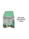 ETHICON REF 662G ETHILON nylon suture 4-0 (1.5 metric) 18" (45 cm) ,EXP 2023/03 (7/Box)