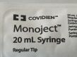 COVIDIEN Lot of 420 Monoject 20mL Syringe  1182000555  (A18) Monoject 20ml Syringe