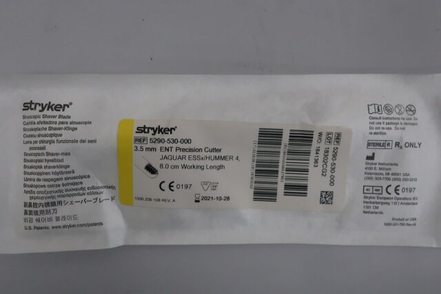 STRYKER 5290-530-000 Jaguar Precision Cutter, 3.5 mm dia. x 8 cm Length