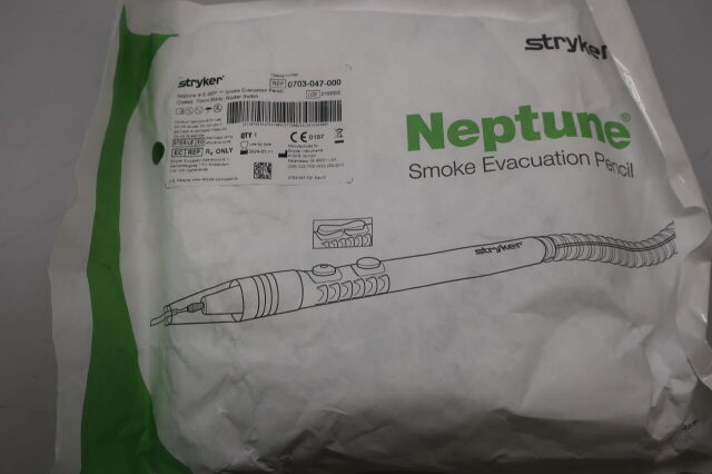 STRYKER 0703-047-000 Neptune Smoke Evacuation Pencil, Rocker, Coated 70mm