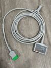 GE 2106308-001 ECG Trunk Cable with 12-Lead Connector AHA, 3.6 m/12 ft., 1/pack