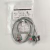 GE REF 414556-001 Multi-Link ECG leadwire Replaceable Set ,5lead ,Grabber,AHA, 74CM/29 in  ECG unit