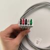 GE REF 414556-001 Multi-Link ECG leadwire Replaceable Set ,5lead ,Grabber,AHA, 74CM/29 in  ECG unit