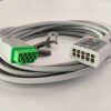 GE REF 2017003-001  Multi-Link ECG Care Cable Set ,3/5 lead ,AHA, 3.6M/12FT  ECG unit