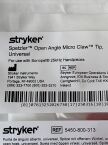 STRYKER Spetzler Open Angle Micro Claw Tip  5450-800-313   Exp.2025-03  (P47#2) Spetzler Open Angle Micro Claw Tip