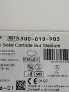 STRYKER 5.5mm Oval Solid Carbide Bur Medium  5300-010-903   Exp.2027-06  (J17) 5.5mm Oval Solid Carbide Bur Medium