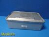 AESCULAP JN742 Sterilization Container W/ Lid & 2X Retention Plates