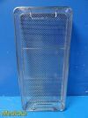 AESCULAP Sterilization Container W/ Lid, Basket & 4X Retention Plates