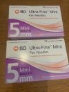 BD BECTON DICKINSON 320119 (2 boxes) Ultra-Fine™ Mini Pen Needles 5mm x 31G