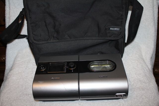 RESMED S9 Elite 36003A CPAP 4885 hrs no power cord mar24 16#e CPAP