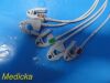 GE HEALTHCARE 2106389-001 ECG Lead Wire Set, 5-Leads, Grabber, AHA, 74 cm