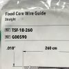 COOK MEDICAL REF G00590, Fixed Core Wire Guide Straight .018" REF TSF-18-260