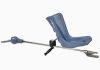 ALLEN MEDICAL A-10024-R SAM III Right Stirrup, Lithotomy Patient Positioning, 350lbs Cap.