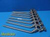 ZIMMER Lot of 8  Orthopedics Traction Frame Angled IV Posts With Clamp