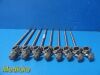 ZIMMER Lot of 8  Orthopedics Traction Frame Angled IV Posts With Clamp