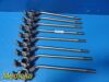 ZIMMER Lot of 8  Orthopedics Traction Frame Angled IV Posts With Clamp