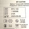 UTAH MEDICAL REF ВТС-100, ВТ-САТН Balloon Tamponade Catheter for Postpartum Uterine Hemmor, Box of 2, EXP 2023-05