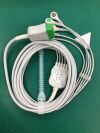 GE 110051025 EU586S-A  ECG 5 Lead 11 Pin cable AHA 110051025 EU586S-A  Monitor