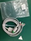 GE 110051025 EU586S-A  ECG 5 Lead 11 Pin cable AHA 110051025 EU586S-A  Monitor