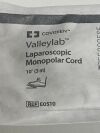 COVIDIEN Lot of 4 Valleylab Laparoscopic Monopolar Cord  E0510   Exp.2024-09 to 2025-01  (C4) Valleylab  Laparoscopic  Monopolar Cord
